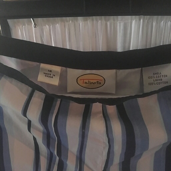 Striped lined skirt - Picture 2 of 2